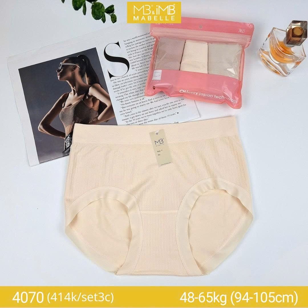 Quần lót dệt 3D cao cấp MB 4070 đáy cotton sạch khử khuẩn