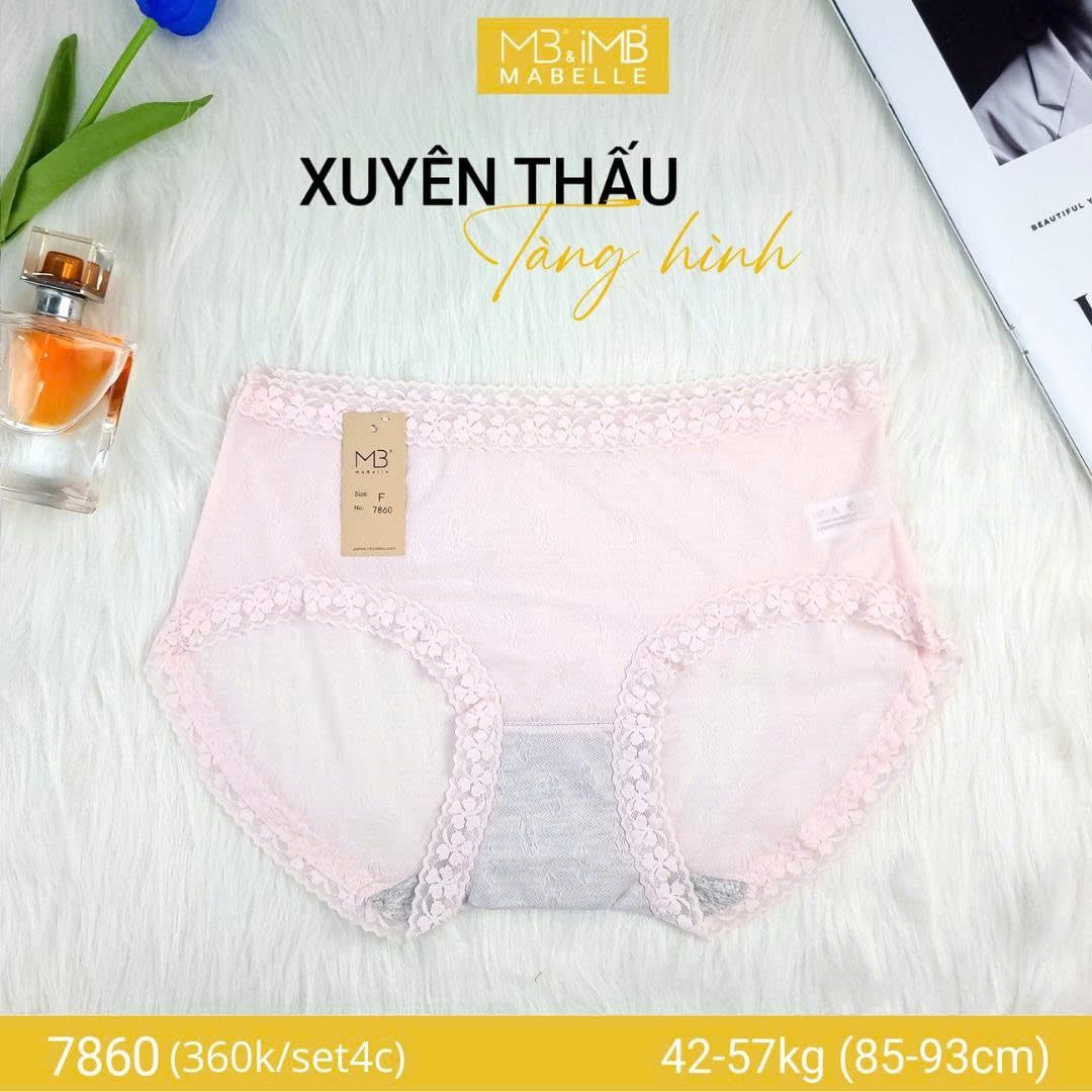 Quần lót kháng khuẩn tàng hình làm mát MB 7860 cạp vừa