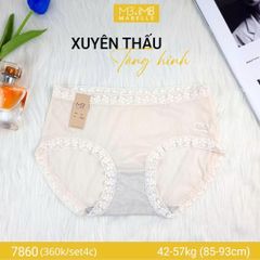 Quần lót kháng khuẩn tàng hình làm mát MB 7860 cạp vừa