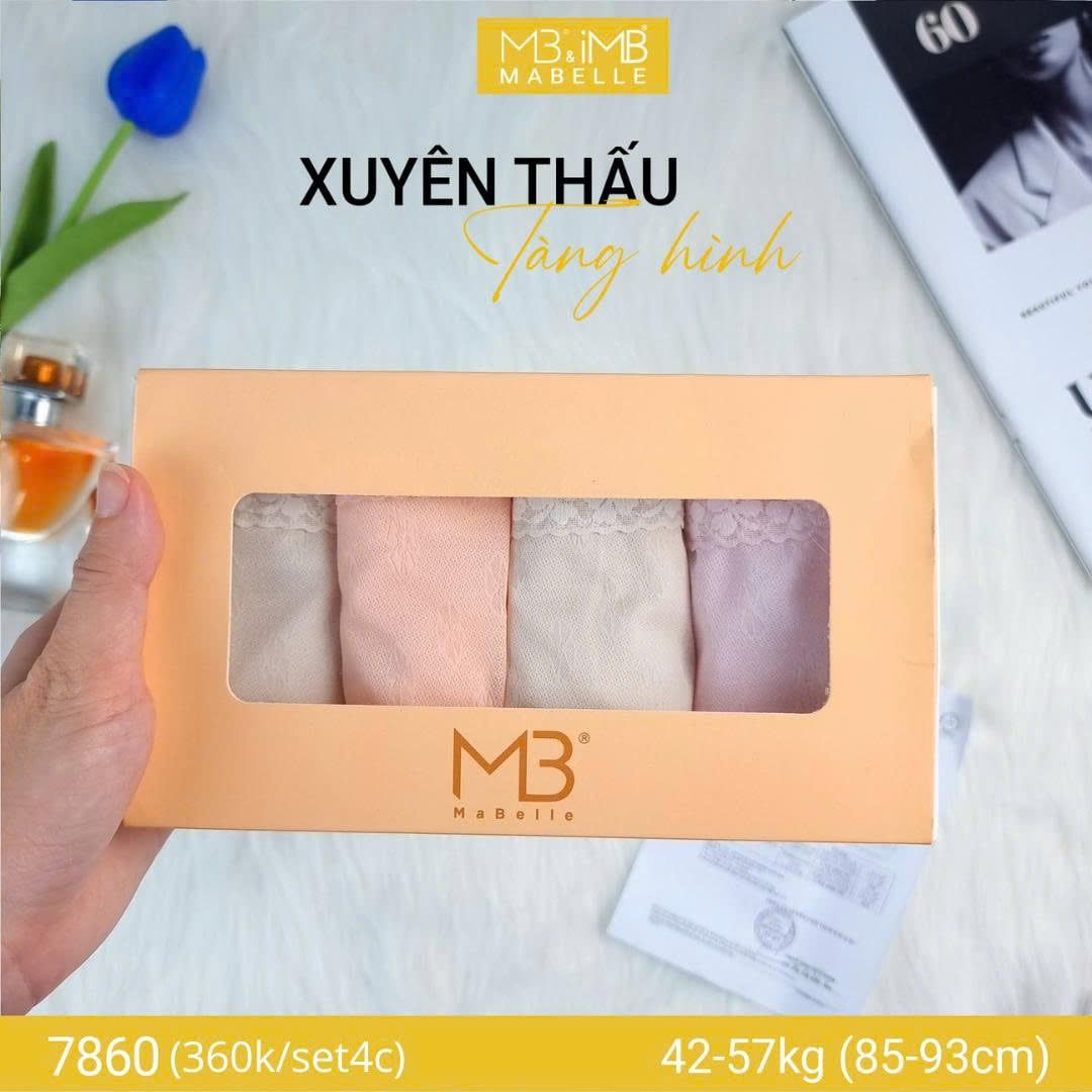 Quần lót kháng khuẩn tàng hình làm mát MB 7860 cạp vừa