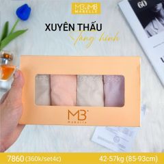 Quần lót kháng khuẩn tàng hình làm mát MB 7860 cạp vừa