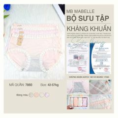 Quần lót kháng khuẩn tàng hình làm mát MB 7860 cạp vừa