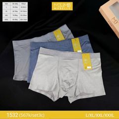 Quần lót (sịp)  nam kháng khuẩn MB 1532 cạp dật nhiệt công nghệ Nhật