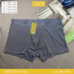 Quần lót (sịp)  nam kháng khuẩn MB 1532 cạp dật nhiệt công nghệ Nhật