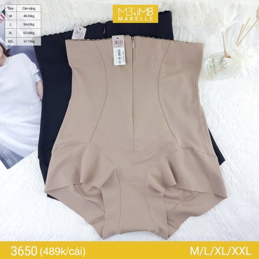 Quần gen bụng định hình MB 3650 đốt mỡ, cản sóng điện từ, thon gọn eo