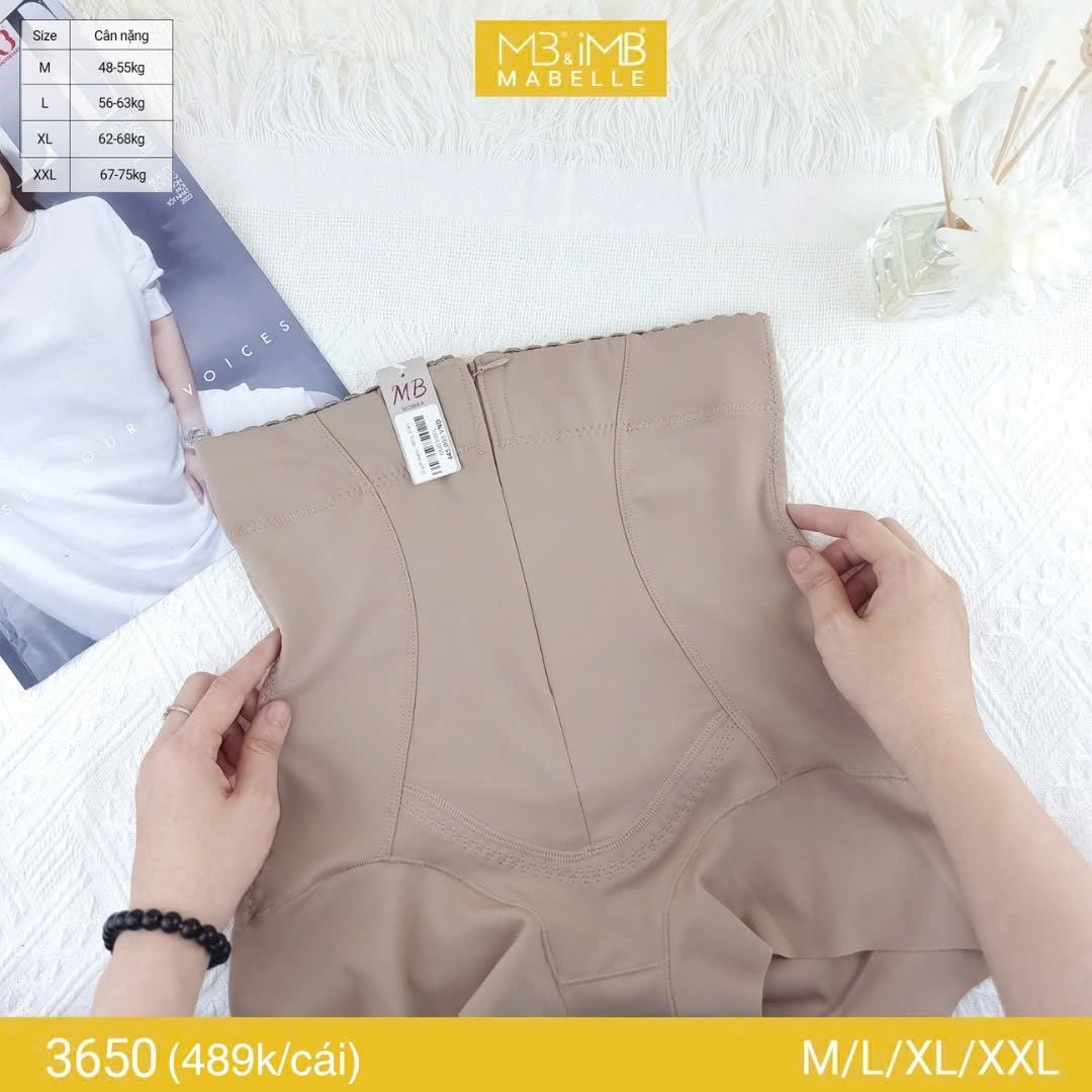 Quần gen bụng định hình MB 3650 đốt mỡ, cản sóng điện từ, thon gọn eo