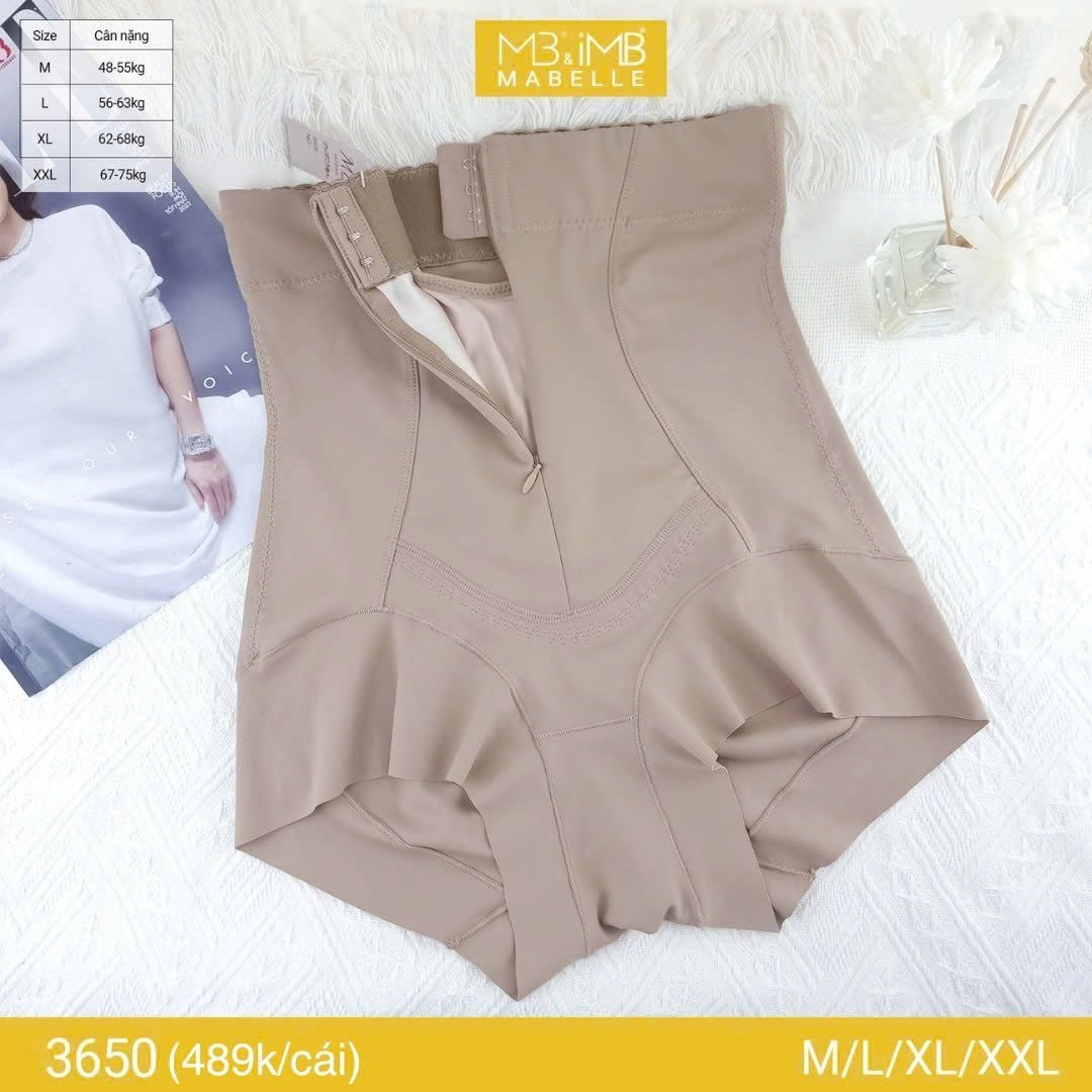 Quần gen bụng định hình MB 3650 đốt mỡ, cản sóng điện từ, thon gọn eo