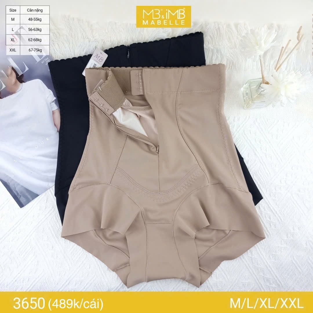 Quần gen bụng định hình MB 3650 đốt mỡ, cản sóng điện từ, thon gọn eo