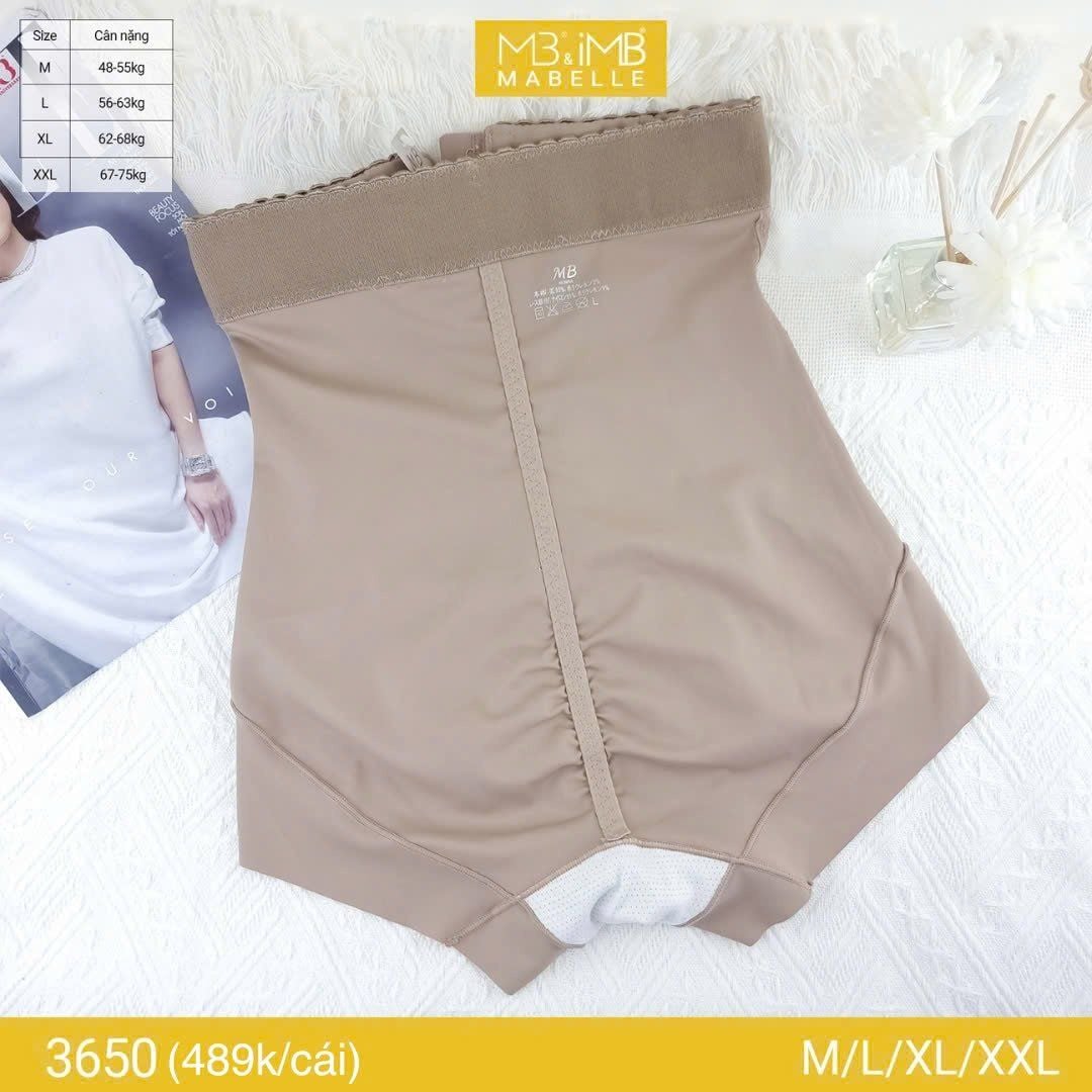 Quần gen bụng định hình MB 3650 đốt mỡ, cản sóng điện từ, thon gọn eo