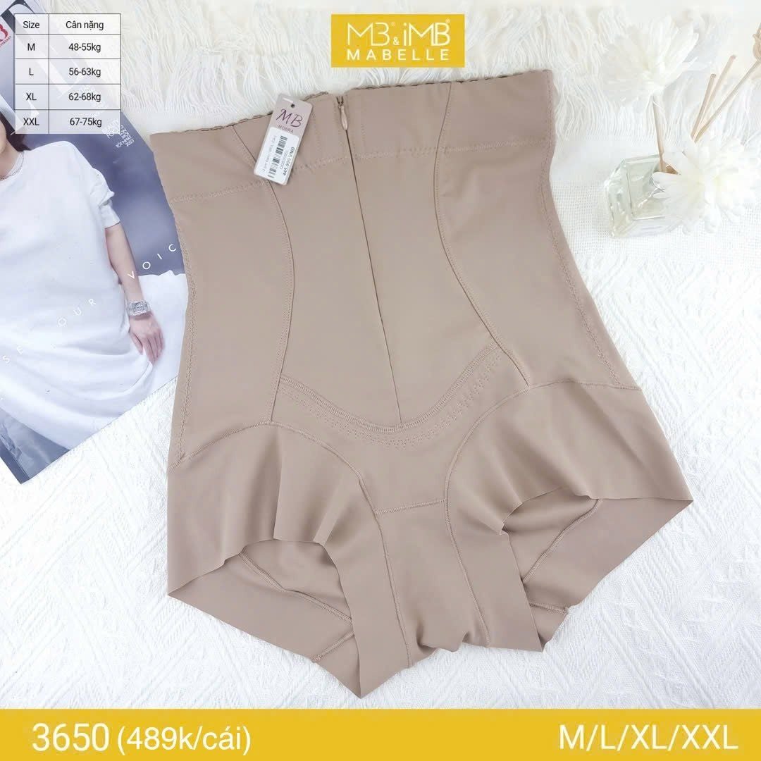 Quần gen bụng định hình MB 3650 đốt mỡ, cản sóng điện từ, thon gọn eo