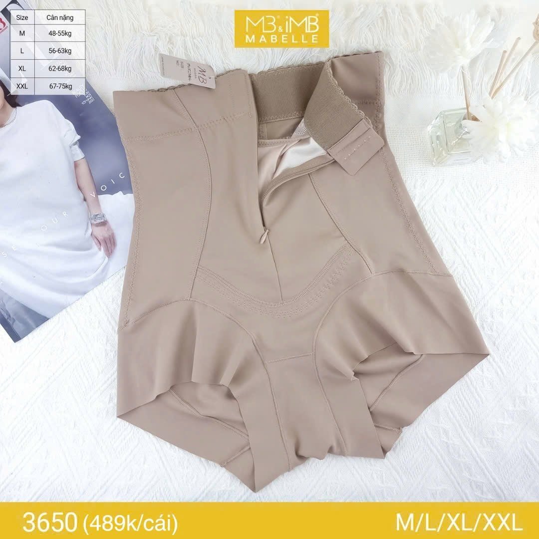 Quần gen bụng định hình MB 3650 đốt mỡ, cản sóng điện từ, thon gọn eo