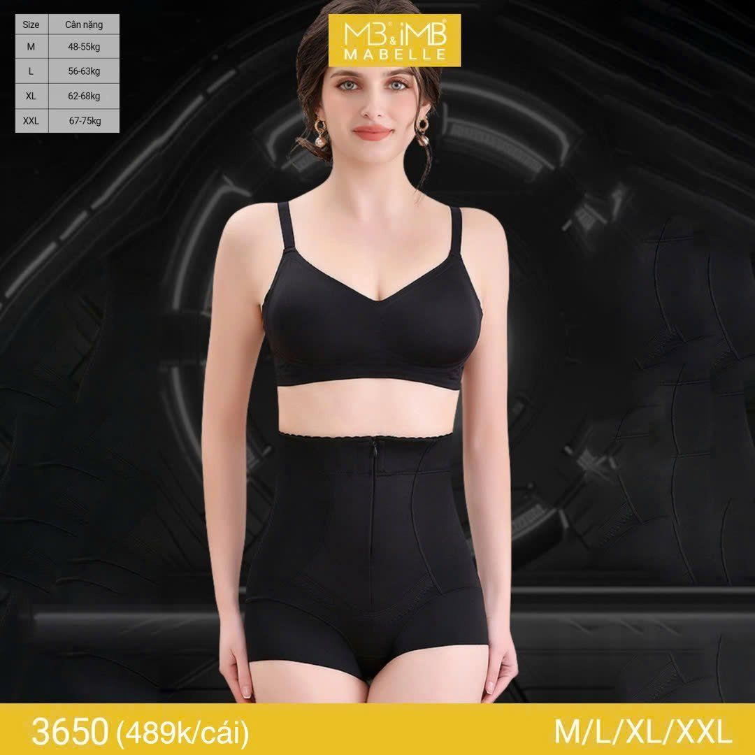 Quần gen bụng định hình MB 3650 đốt mỡ, cản sóng điện từ, thon gọn eo