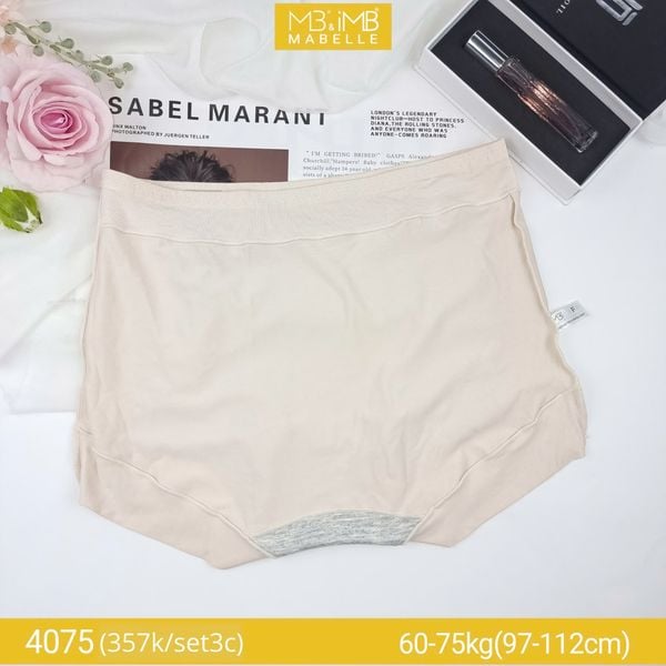 Quần lót nữ kháng khuẩn MB 4075 - Mặc êm, giấu bụng, siêu thoải mái