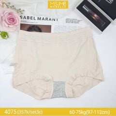 Quần lót nữ kháng khuẩn MB 4075 - Mặc êm, giấu bụng, siêu thoải mái
