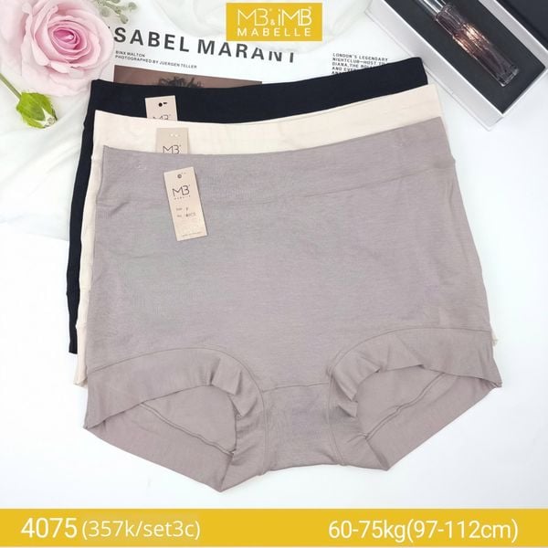 Quần lót nữ kháng khuẩn MB 4075 - Mặc êm, giấu bụng, siêu thoải mái