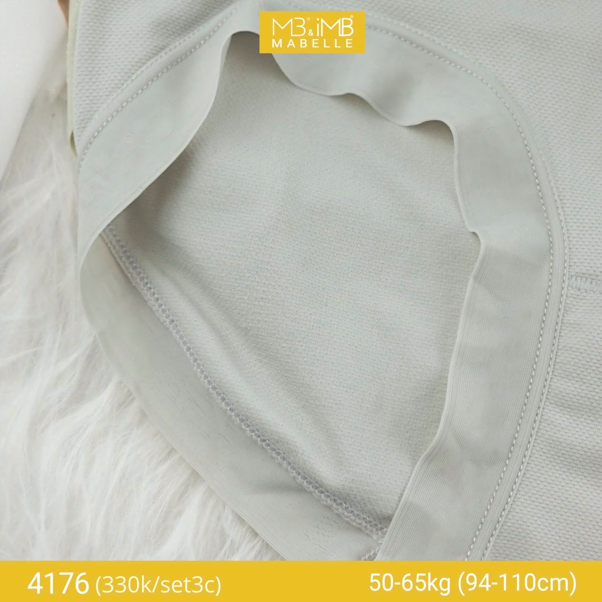 Quần lót tàng hình cạp cao dệt 3D công nghệ Nhật MB 4176, cotton pha sợi tổng hợp thông hơi không đường may