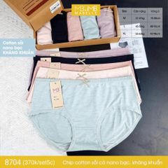 Quần lót khử khuẩn làm mát 8704 cạp vừa