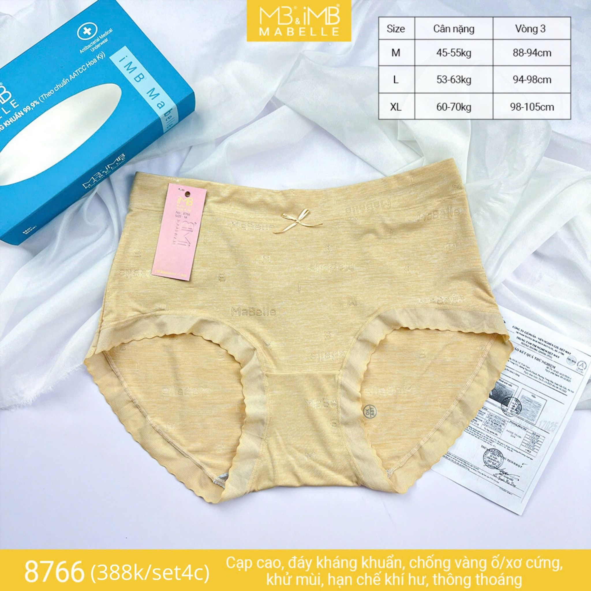 Quần lót kháng khuẩn làm mát 8766