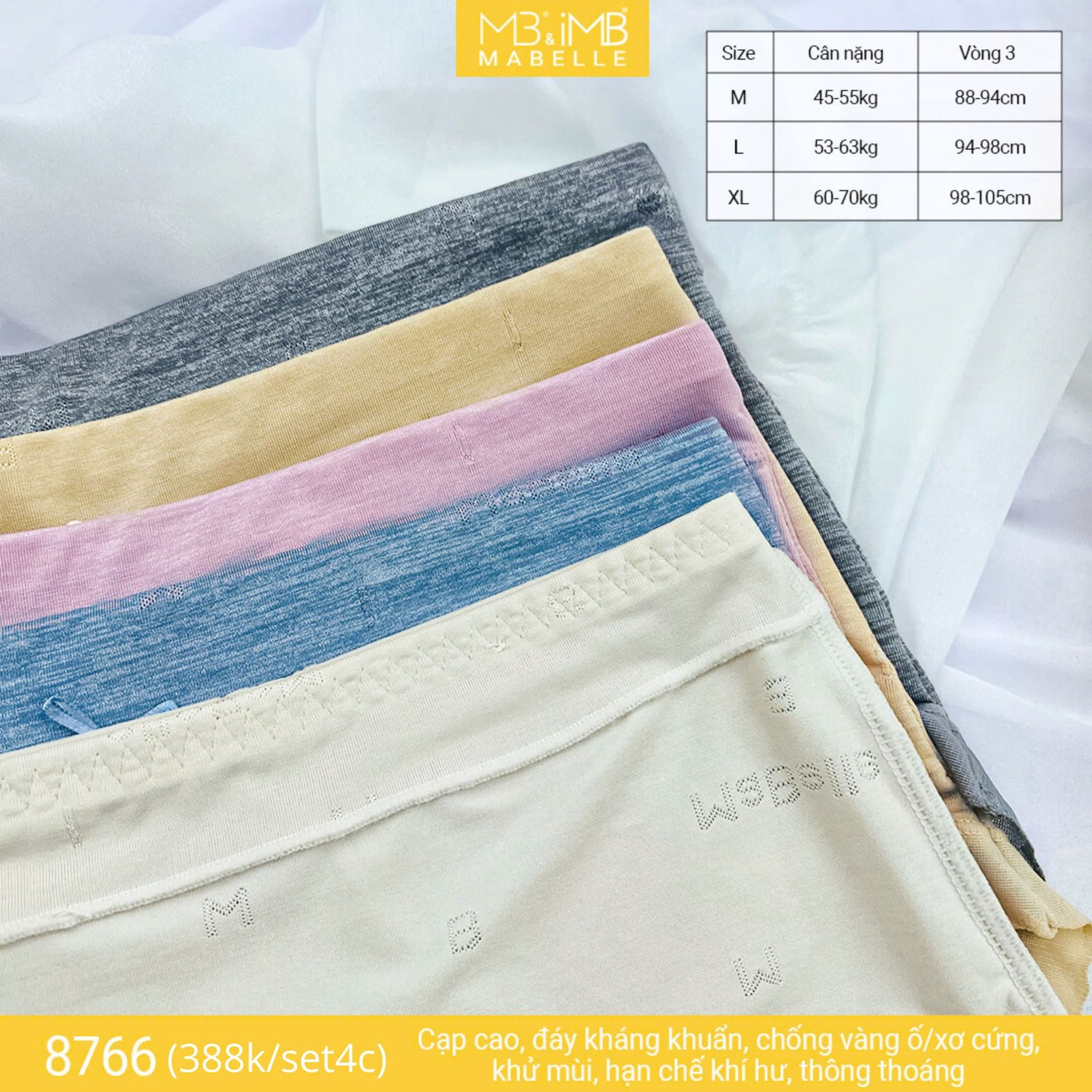 Quần lót kháng khuẩn làm mát 8766