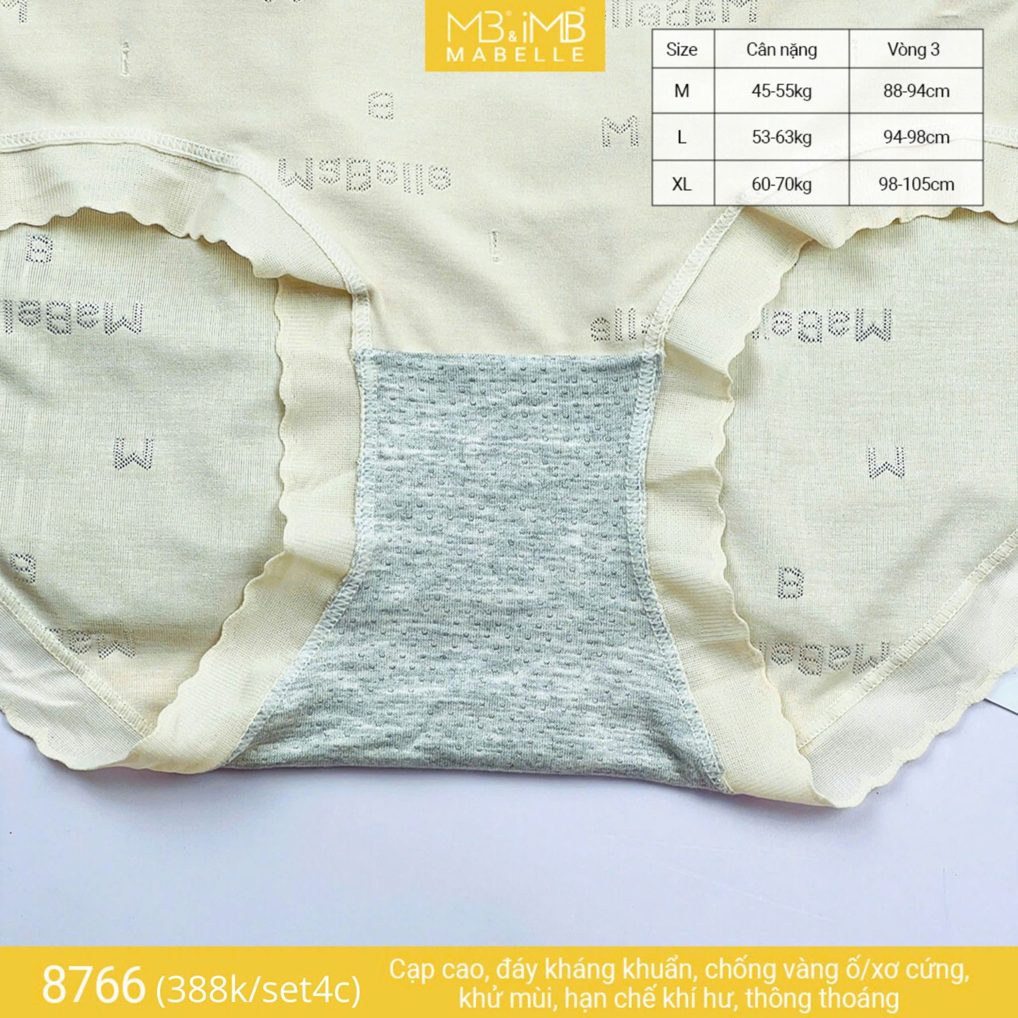 Quần lót kháng khuẩn làm mát 8766