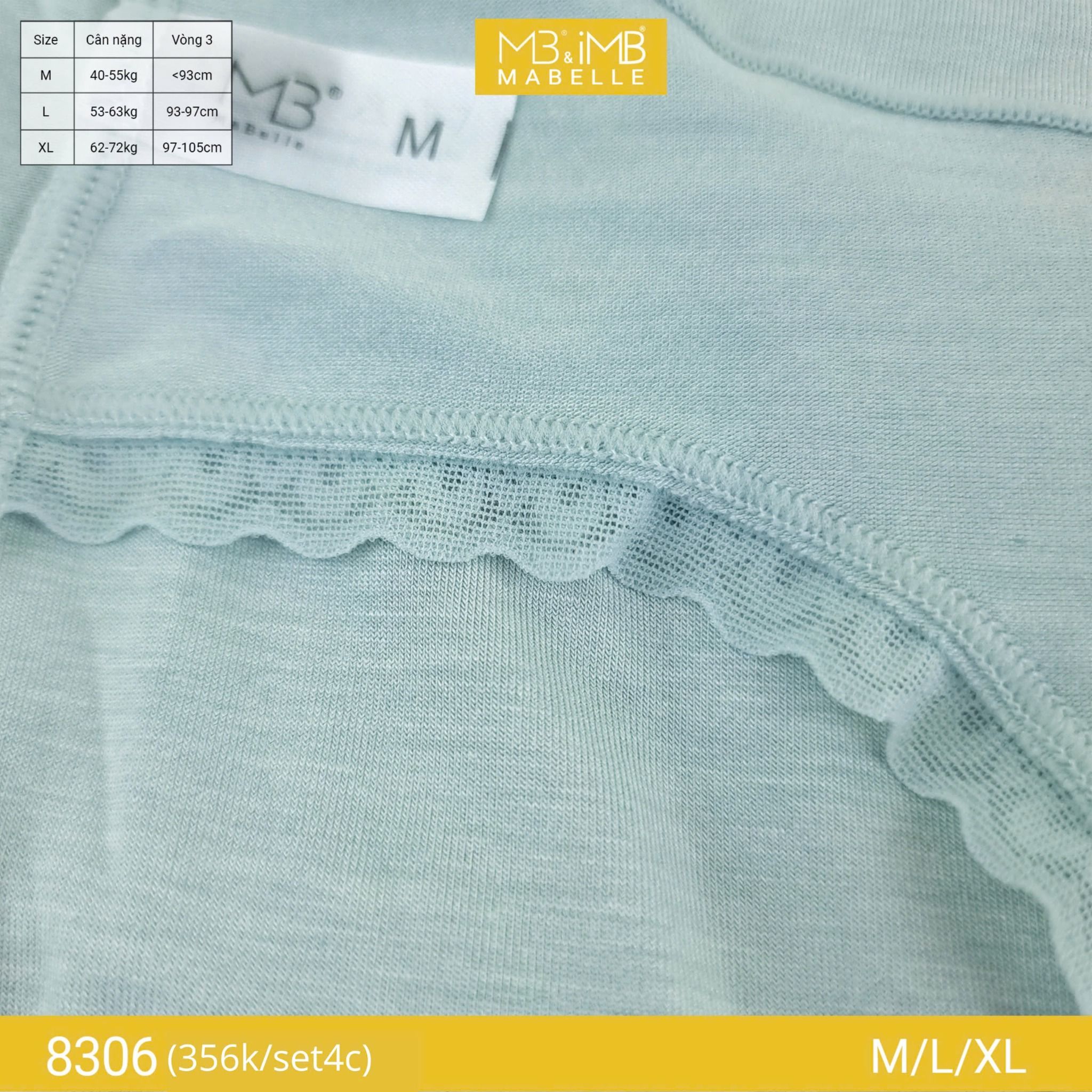 Quần lót cotton sồi organic MB 8306 kháng khuẩn cao cấp