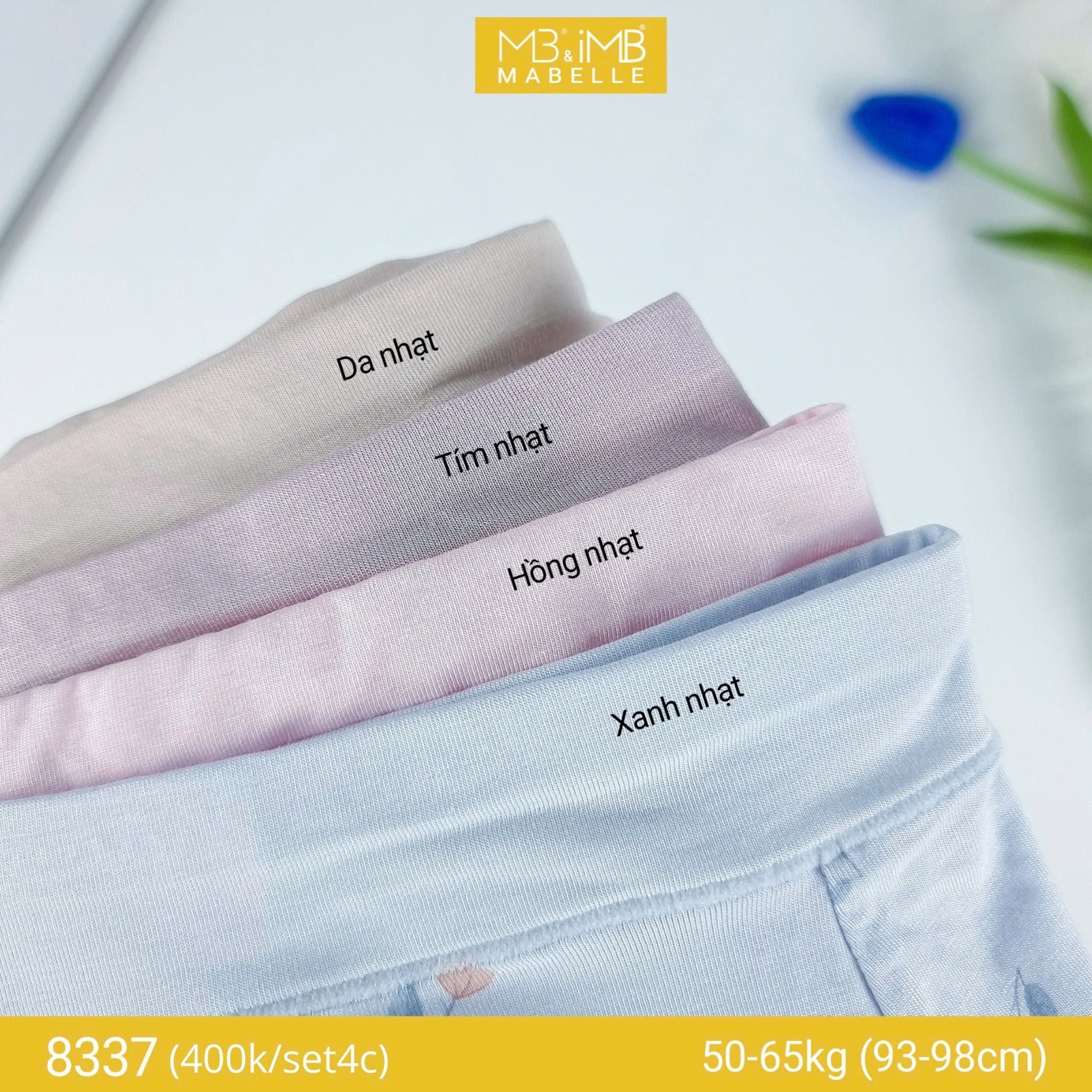 Quần lót kháng khuẩn co giãn 8337 cạp vừa