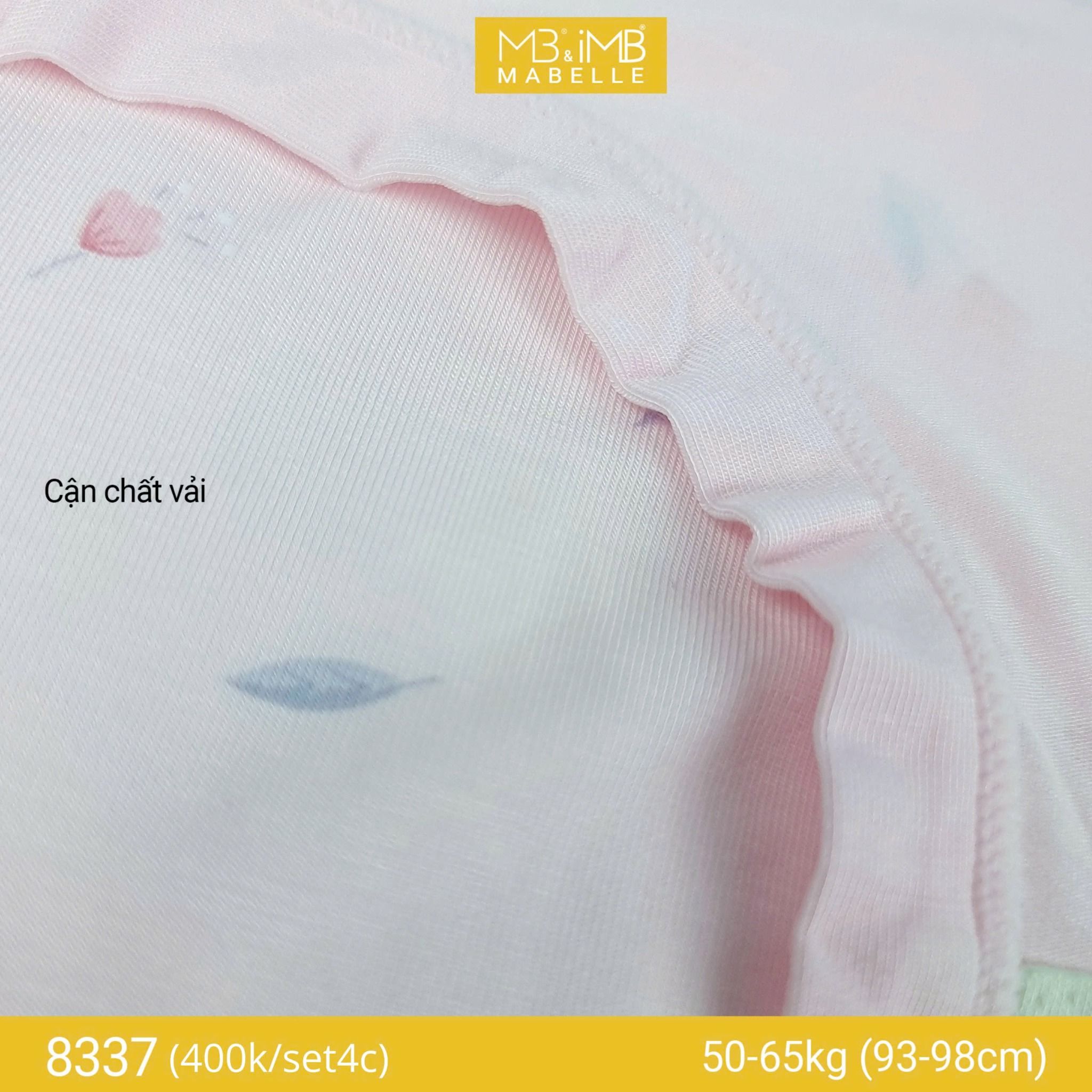 Quần lót kháng khuẩn co giãn 8337 cạp vừa