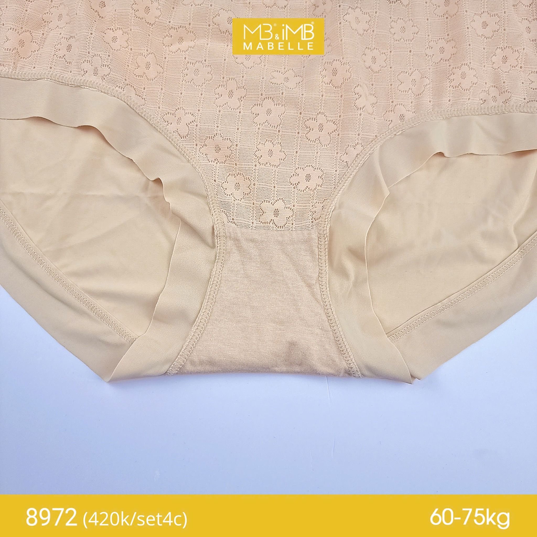 Quần lót nữ bigsize MB 8972 điều hòa, thanh lịch, ren tinh tế