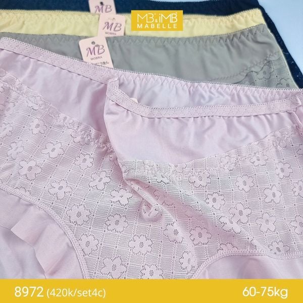 Quần lót nữ bigsize MB 8972 điều hòa, thanh lịch, ren tinh tế