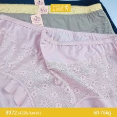 Quần lót nữ bigsize MB 8972 điều hòa, thanh lịch, ren tinh tế