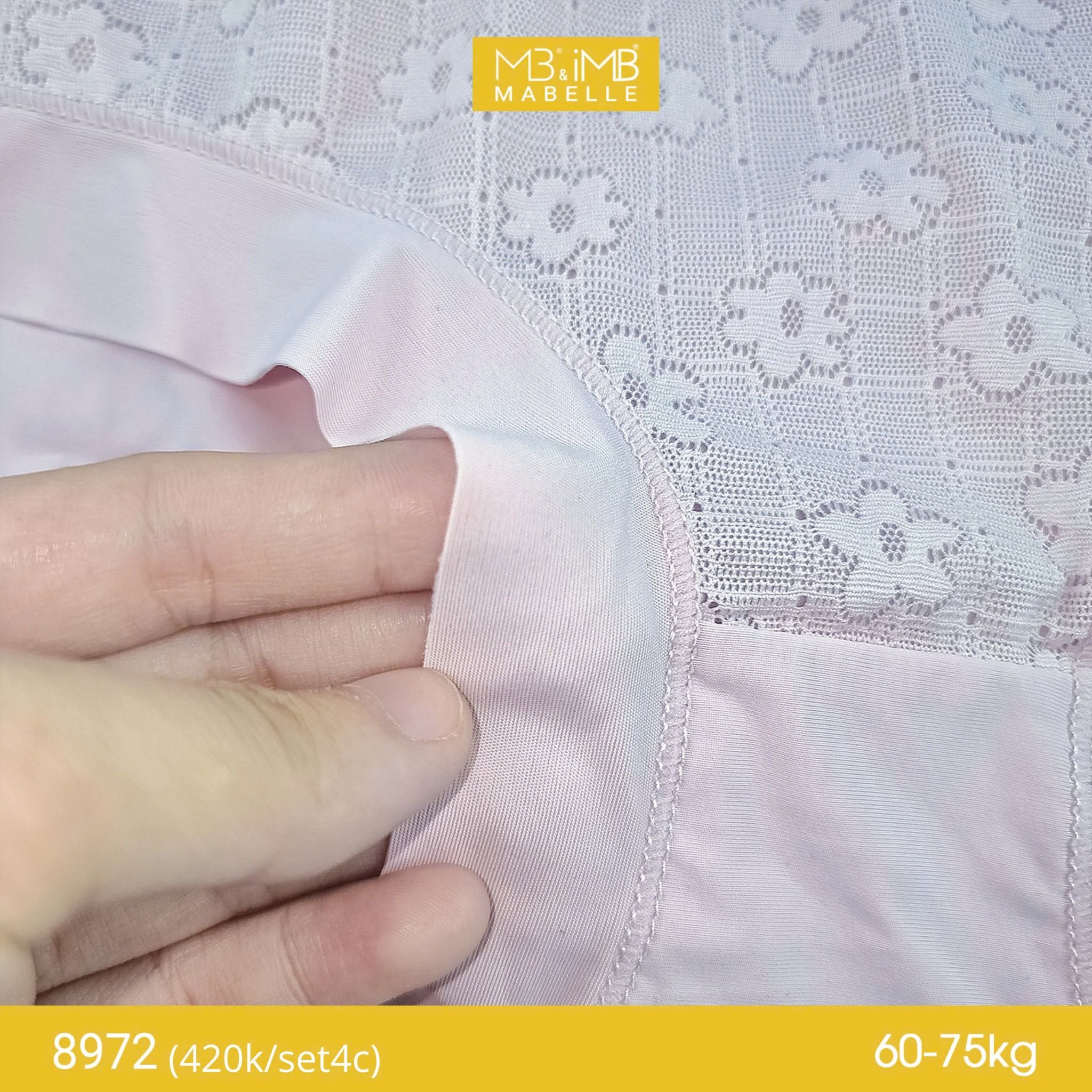 Quần lót nữ bigsize MB 8972 điều hòa, thanh lịch, ren tinh tế