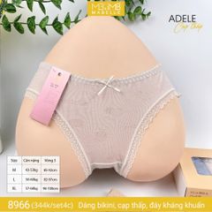 Quần lót nữ kháng khuẩn MB 8966 cạp thấp dáng bikini sexy sợi làm mát set 4 chiếc