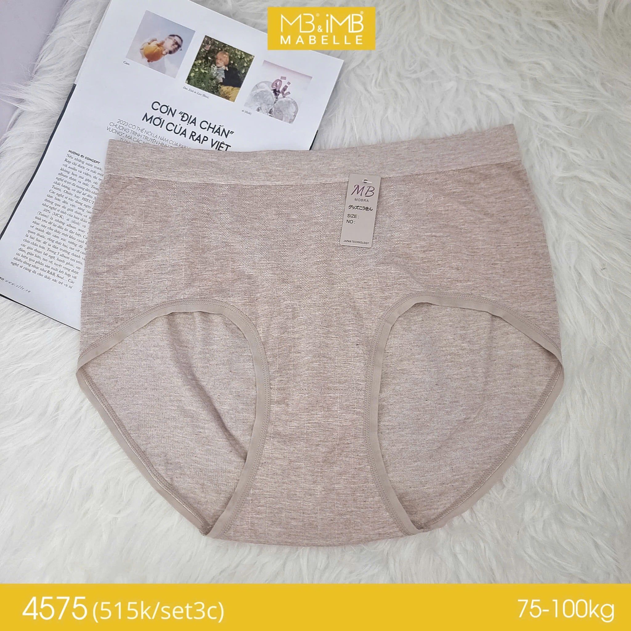 Quần lót nữ bigsize MB 4575, co giãn 4 chiều