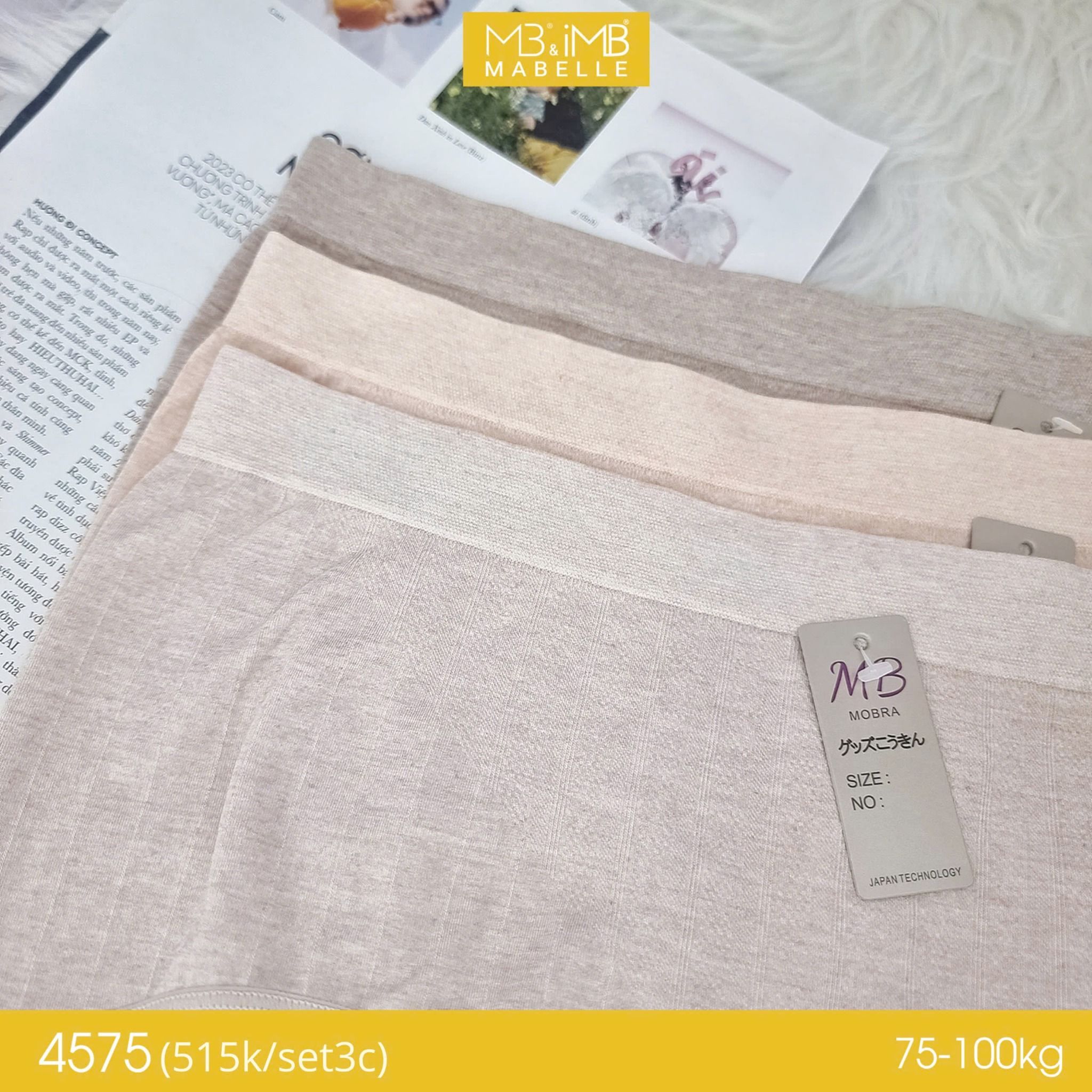Quần lót nữ bigsize MB 4575, co giãn 4 chiều