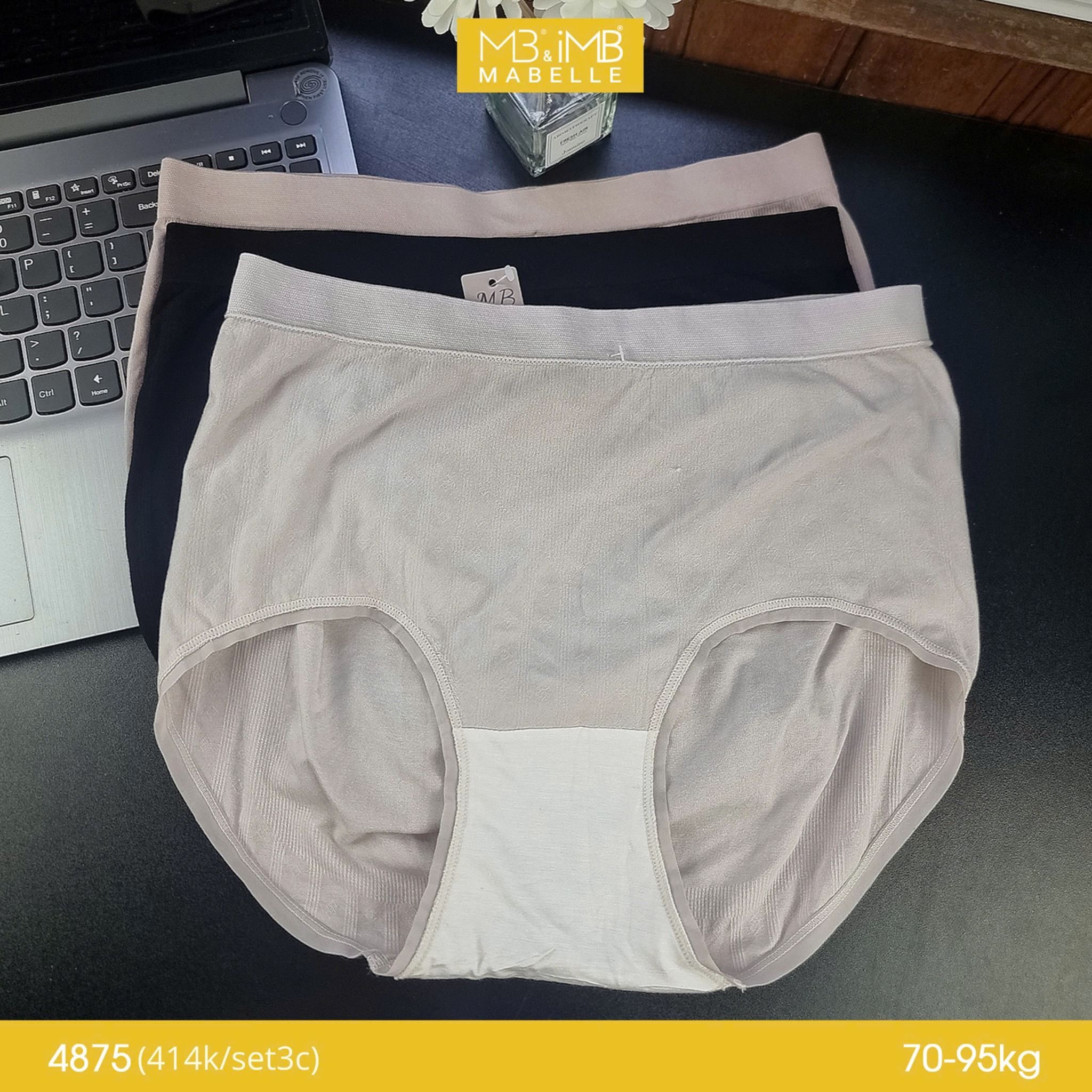 Quần lót nữ cotton cạp cao MB 4875 bigsize