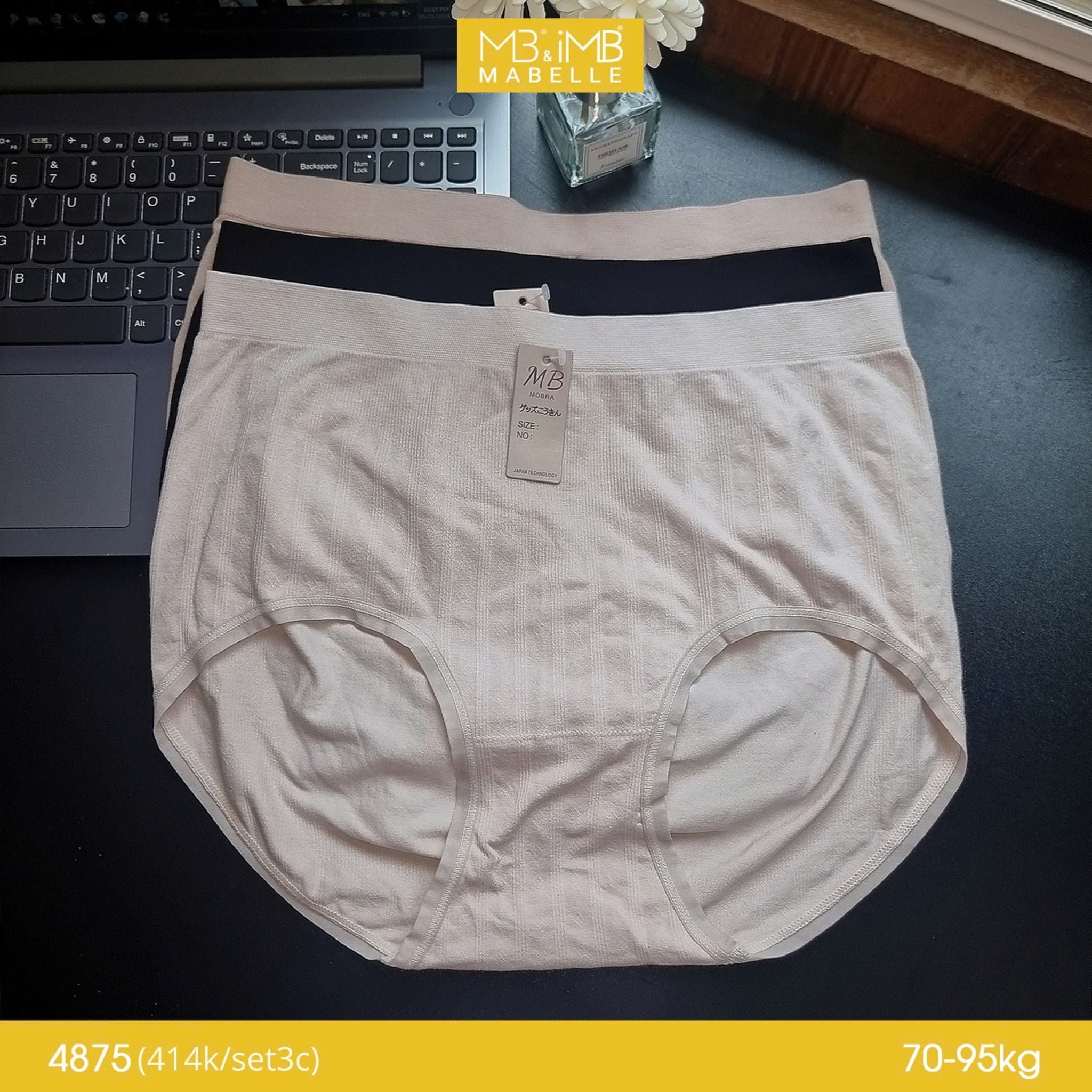 Quần lót nữ cotton cạp cao MB 4875 bigsize