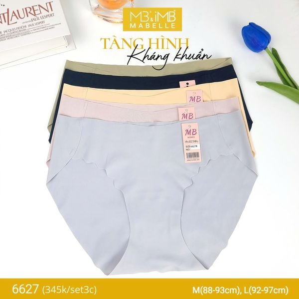 Quần lót tàng hình cao su non 6627 cạp vừa