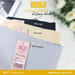 Quần lót tàng hình cao su non 6627 cạp vừa
