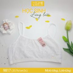 Áo lá học sinh lưng lưới 9817