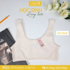 Áo lá học sinh MB 9922 mặt trước 3 lớp, lưng lưới