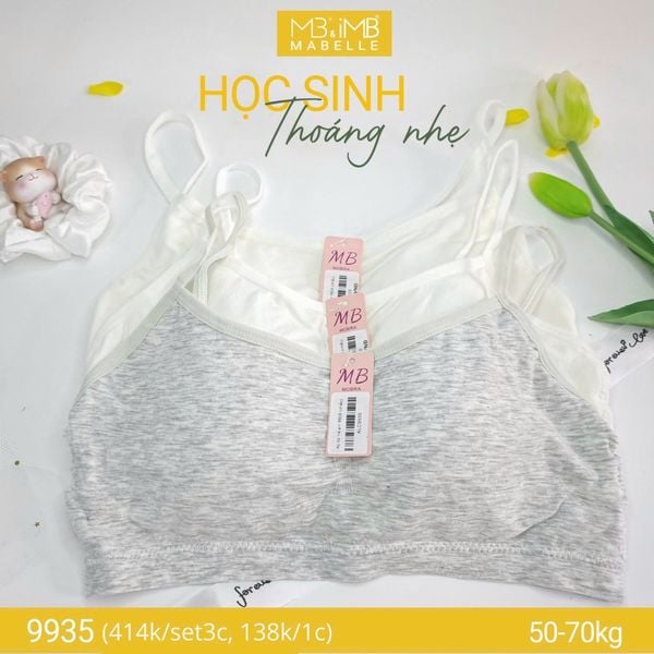 Áo lá học sinh MB 9935 mút mỏng