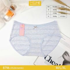 Quần lót kháng khuẩn làm mát MB 8796 cạp vừa