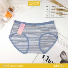 Quần lót kháng khuẩn làm mát MB 8796 cạp vừa