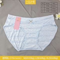 Quần lót cotton kháng khuẩn tàng hình MB 8996 cạp vừa