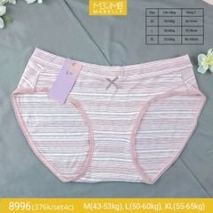 Quần lót cotton kháng khuẩn tàng hình MB 8996 cạp vừa