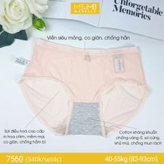 Quần lót kháng khuẩn điều hoà 7560 cạp vừa