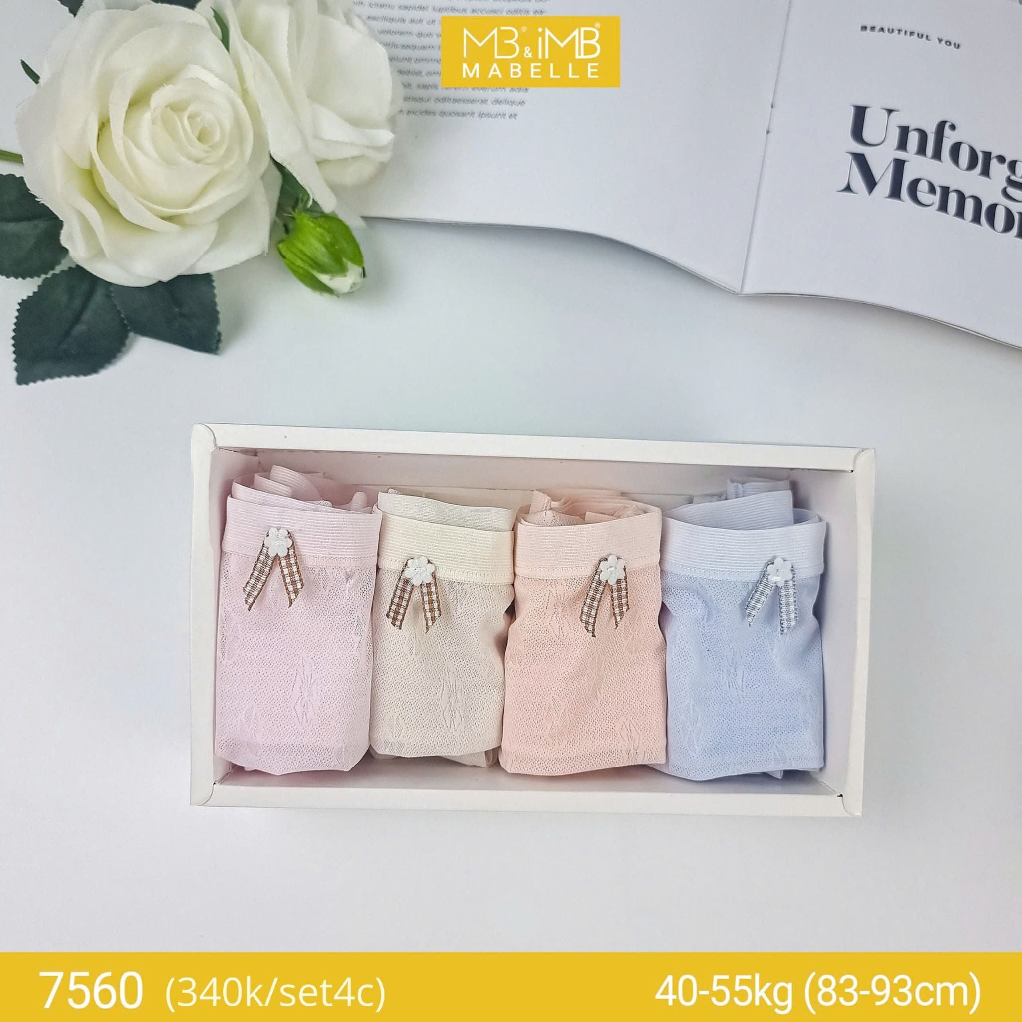 Quần lót kháng khuẩn điều hoà 7560 cạp vừa