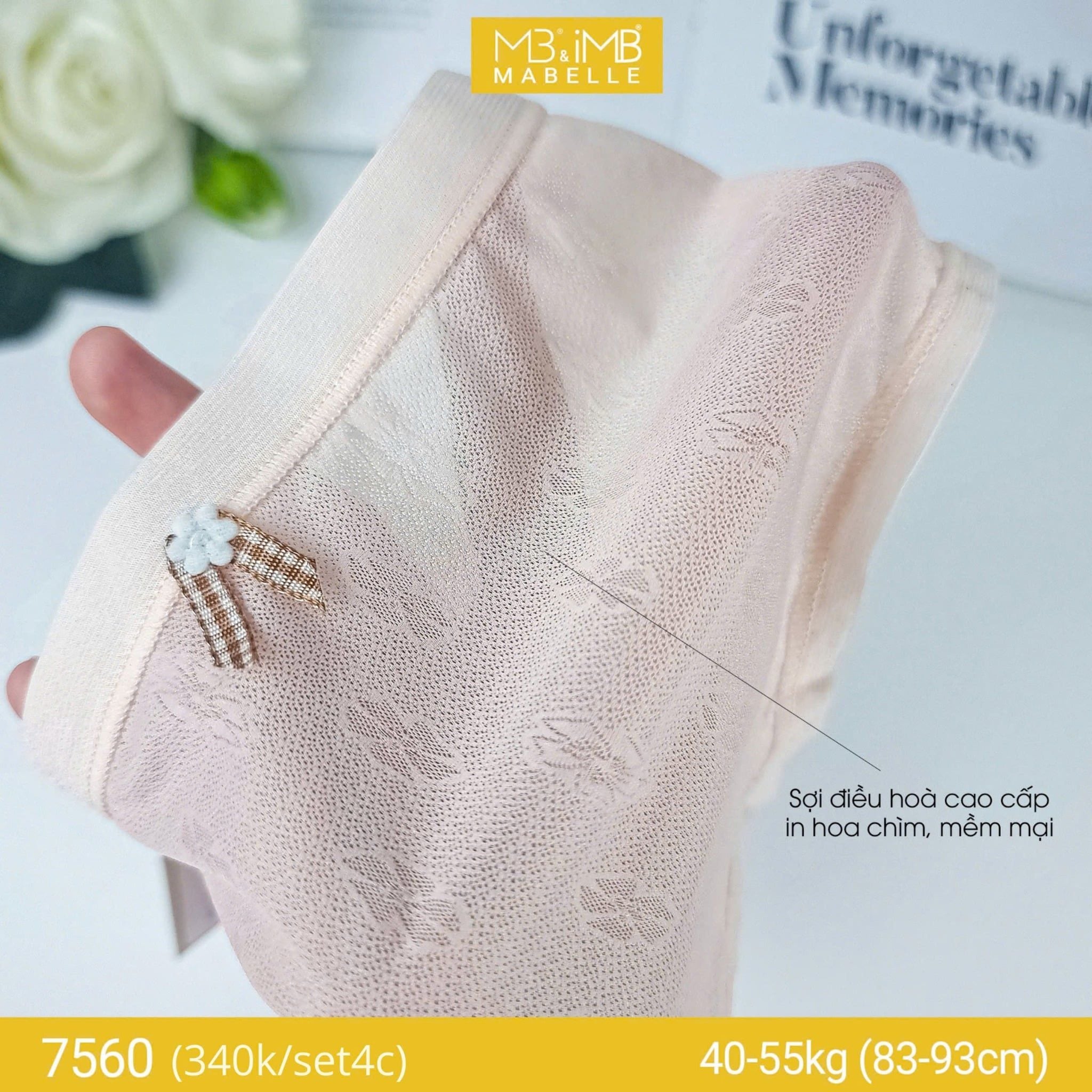 Quần lót kháng khuẩn điều hoà 7560 cạp vừa