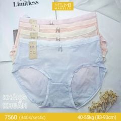 Quần lót kháng khuẩn điều hoà 7560 cạp vừa
