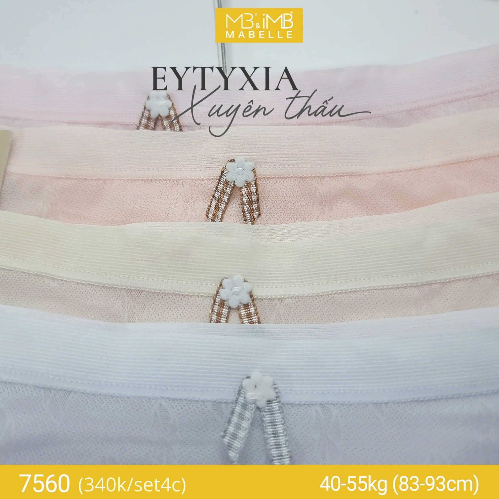 Quần lót kháng khuẩn điều hoà 7560 cạp vừa